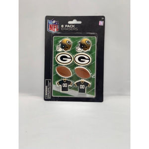 Green Bay Packers eraser set